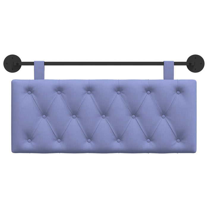 Cap de pat suspendat Albastru Jeans 110 x 55 x 7 cm țesătură - WALTI WALTI