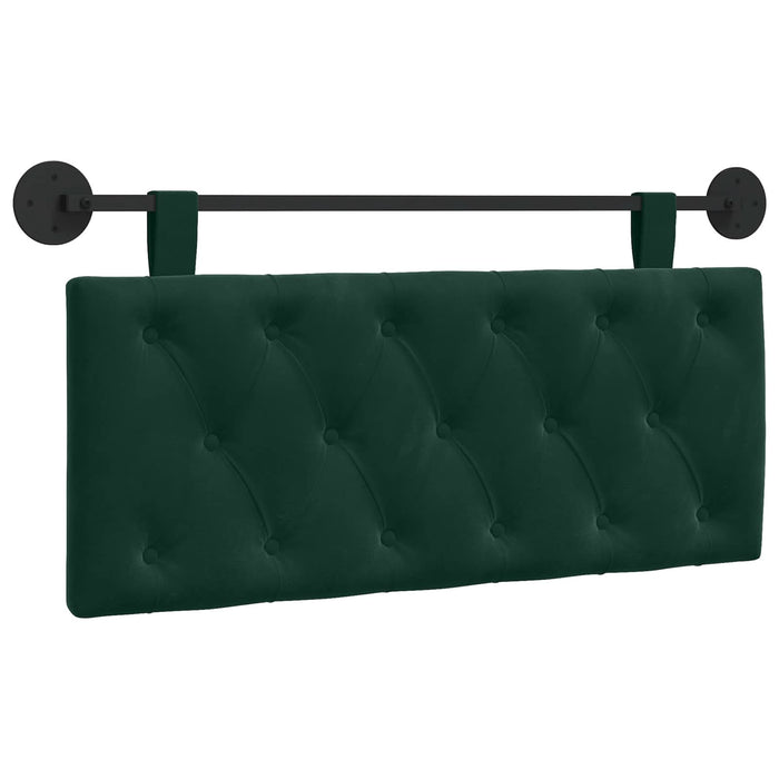 Cap de pat suspendat Verde închis 110 x 55 x 7 cm Catifea - WALTI WALTI