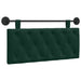 Cap de pat suspendat Verde închis 110 x 55 x 7 cm Catifea - WALTI WALTI