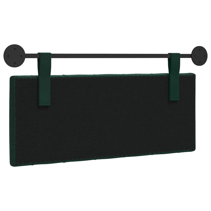 Cap de pat suspendat Verde închis 110 x 55 x 7 cm Catifea - WALTI WALTI