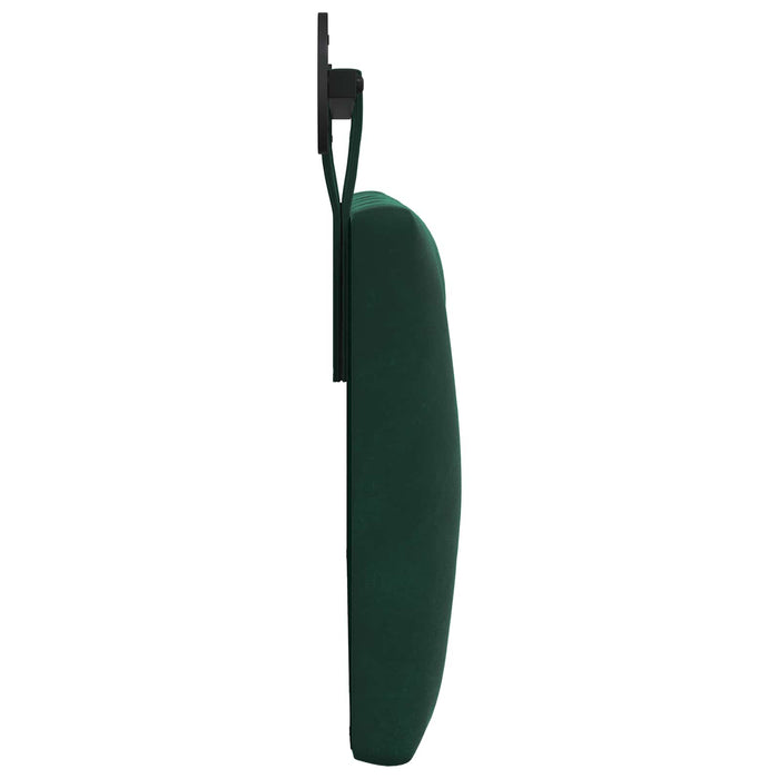 Cap de pat suspendat Verde închis 110 x 55 x 7 cm Catifea - WALTI WALTI