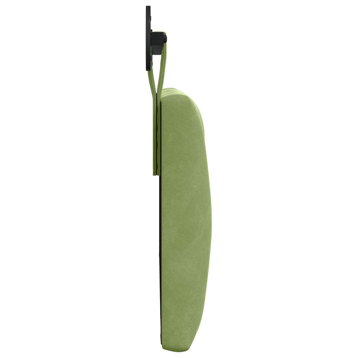 Tăblie de pat suspendată Verde deschis Catifea - WALTI WALTI