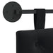 Cap de pat suspendat Pe perete Negru 110 x 55 x 7 cm Catifea - WALTI WALTI