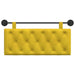 Cap de pat suspendat Pe perete Galben 110 x 55 x 7 cm Catifea - WALTI WALTI