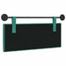 Cap de pat suspendat Pe perete Turcoaz 110 x 55 x 7 cm Catifea - WALTI WALTI