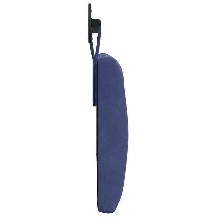 Cap de pat suspendat Albastru Poliție 110 x 55 x 7 cm Catifea - WALTI WALTI