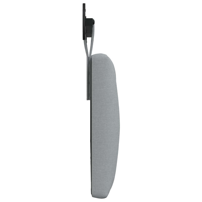 Cap de pat suspendat Gri deschis 130 x 55 x 7 cm țesătură - WALTI WALTI