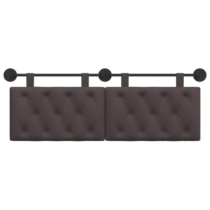 Cap de pat suspendat Maro închis 130 x 55 x 7 cm țesătură - WALTI WALTI