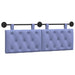 Cap de pat suspendat Albastru Jeans 130 x 55 x 7 cm țesătură - WALTI WALTI