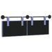 Cap de pat suspendat Albastru Jeans 130 x 55 x 7 cm țesătură - WALTI WALTI