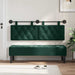 Cap de pat suspendat Verde închis 130 x 55 x 7 cm Catifea - WALTI WALTI