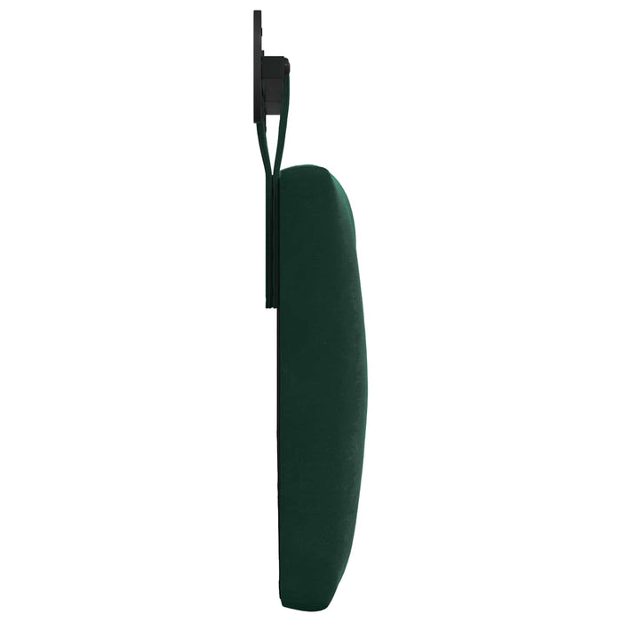 Cap de pat suspendat Verde închis 130 x 55 x 7 cm Catifea - WALTI WALTI