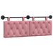 Cap de pat suspendat Pe perete Roz 130 x 55 x 7 cm Catifea - WALTI WALTI