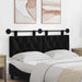 Cap de pat suspendat Pe perete Negru 130 x 55 x 7 cm Catifea - WALTI WALTI