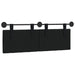 Cap de pat suspendat Pe perete Negru 130 x 55 x 7 cm Catifea - WALTI WALTI