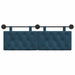 Cap de pat suspendat Pe perete albastru 130 x 55 x 7 cm Catifea - WALTI WALTI