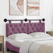 Cap de pat suspendat Pe perete Violet 130 x 55 x 7 cm Catifea - WALTI WALTI