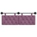 Cap de pat suspendat Pe perete Violet 130 x 55 x 7 cm Catifea - WALTI WALTI