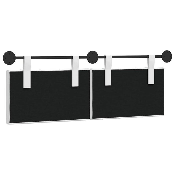 Cap de pat suspendat Pe perete Alb 150 x 55 x 7 cm țesătură - WALTI WALTI