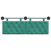 Cap de pat suspendat Pe perete Turcoaz 150 x 55 x 7 cm Catifea - WALTI WALTI
