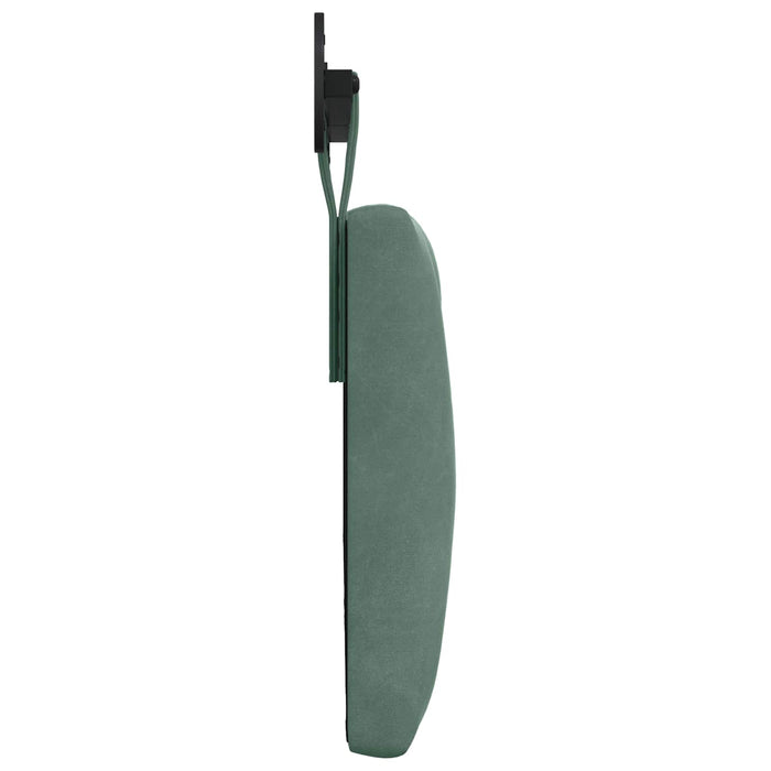 Cap de pat suspendat Verde Mării 150 x 55 x 7 cm Catifea WALTI