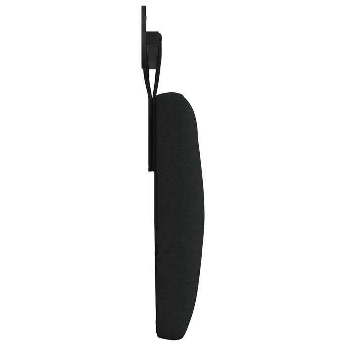Cap de pat suspendat Pe perete Negru 170 x 55 x 7 cm țesătură - WALTI WALTI