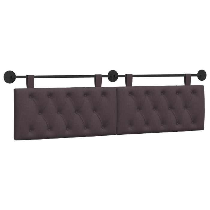 Cap de pat suspendat Maro închis 170 x 55 x 7 cm țesătură - WALTI WALTI