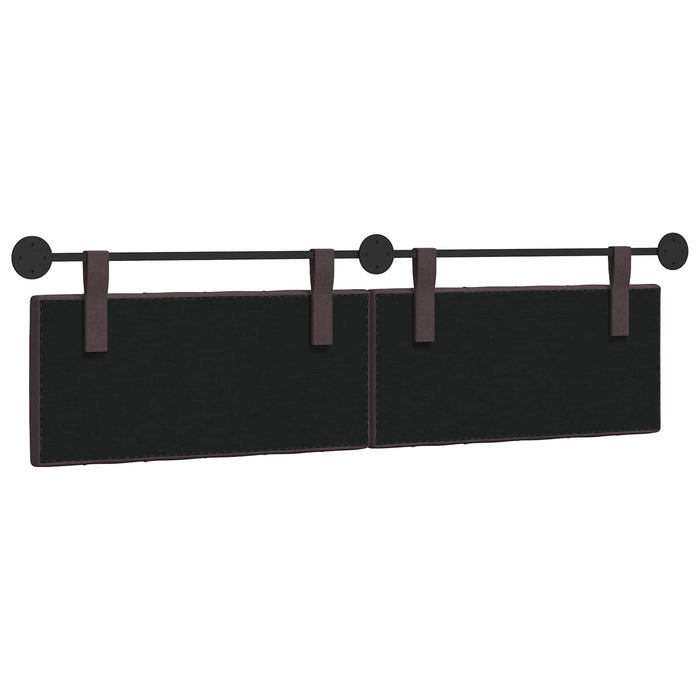 Cap de pat suspendat Maro închis 170 x 55 x 7 cm țesătură - WALTI WALTI