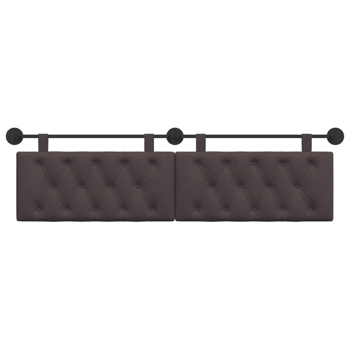 Cap de pat suspendat Maro închis 170 x 55 x 7 cm țesătură - WALTI WALTI