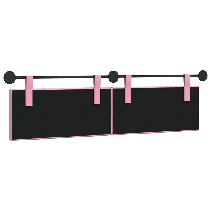Cap de pat suspendat Pe perete Roz 170 x 55 x 7 cm țesătură - WALTI WALTI