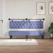 Cap de pat suspendat Albastru Jeans 170 x 55 x 7 cm țesătură - WALTI WALTI