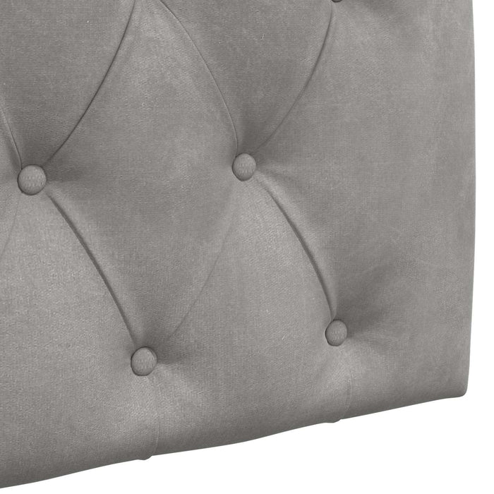 Cap de pat suspendat Gri deschis 170 x 55 x 7 cm Catifea WALTI