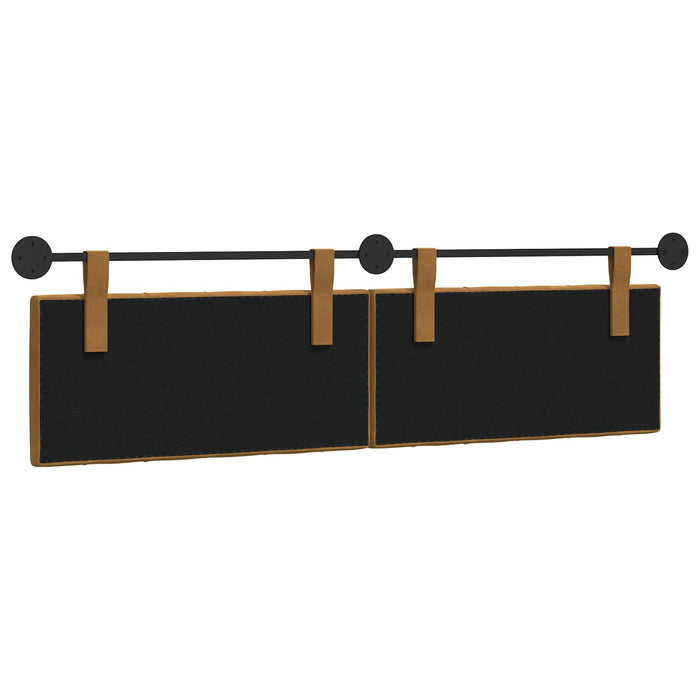 Cap de pat suspendat Pe perete Maro 170 x 55 x 7 cm Catifea - WALTI WALTI
