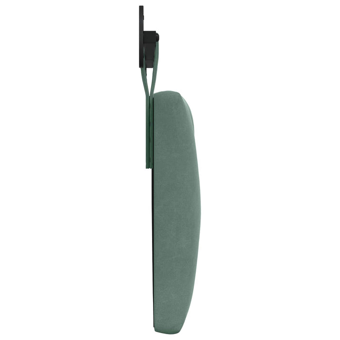 Cap de pat suspendat Verde Mării 170 x 55 x 7 cm Catifea WALTI