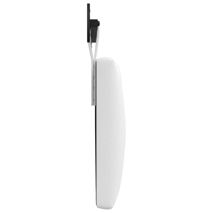 Cap de pat suspendat Pe perete Alb 190 x 55 x 7 cm țesătură - WALTI WALTI
