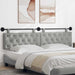 Cap de pat suspendat Gri nori 210 x 55 x 7 cm țesătură - WALTI WALTI