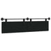 Cap de pat suspendat Pe perete Negru 210 x 55 x 7 cm țesătură - WALTI WALTI