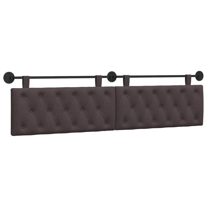Cap de pat suspendat Maro închis 210 x 55 x 7 cm țesătură - WALTI WALTI