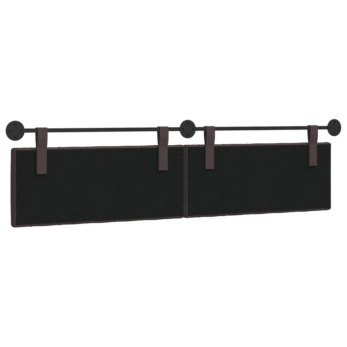 Cap de pat suspendat Maro închis 210 x 55 x 7 cm țesătură - WALTI WALTI