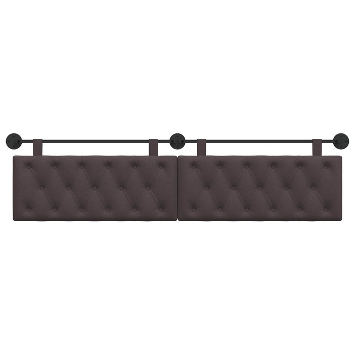 Cap de pat suspendat Maro închis 210 x 55 x 7 cm țesătură - WALTI WALTI