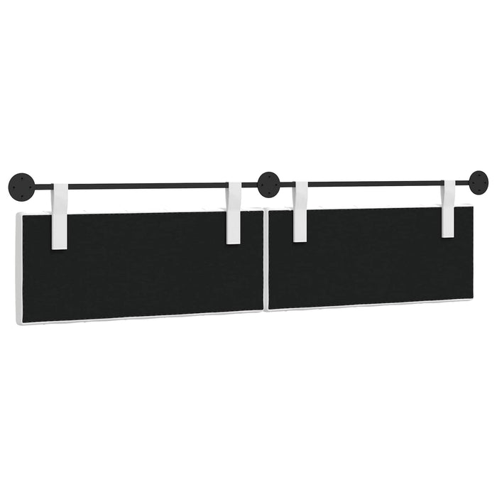 Cap de pat suspendat Pe perete Alb 210 x 55 x 7 cm țesătură - WALTI WALTI