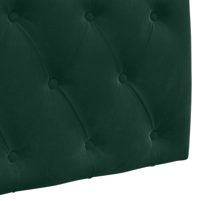 Cap de pat suspendat Verde închis 210 x 55 x 7 cm Catifea - WALTI WALTI