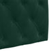 Cap de pat suspendat Verde închis 210 x 55 x 7 cm Catifea - WALTI WALTI