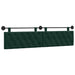 Cap de pat suspendat Verde închis 210 x 55 x 7 cm Catifea - WALTI WALTI