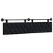 Cap de pat suspendat Pe perete Negru 210 x 55 x 7 cm Catifea - WALTI WALTI