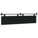 Cap de pat suspendat Pe perete Negru 210 x 55 x 7 cm Catifea - WALTI WALTI