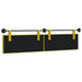 Cap de pat suspendat Pe perete Galben 210 x 55 x 7 cm Catifea - WALTI WALTI