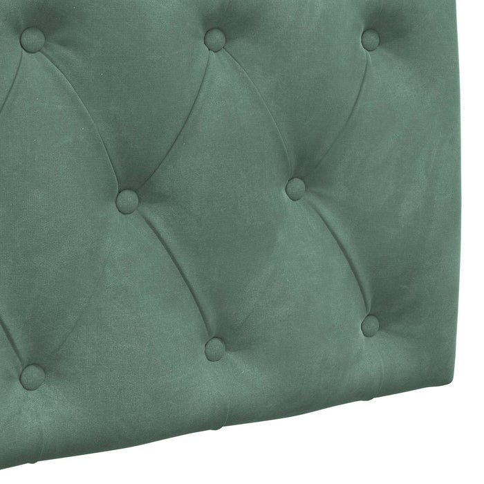 Cap de pat suspendat Verde Mării 210 x 55 x 7 cm Catifea - WALTI WALTI