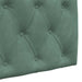 Cap de pat suspendat Verde Mării 210 x 55 x 7 cm Catifea - WALTI WALTI