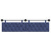 Cap de pat suspendat Albastru Poliție 210 x 55 x 7 cm Catifea - WALTI WALTI